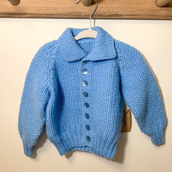 Hand knit cardigan - Picture 1 of 2